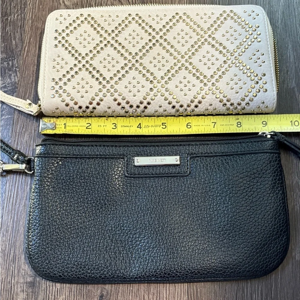 2 Clutches for 1 – Black & Cream – Good Condition